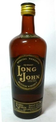 Lot 1363 - Long John Special Reserve Scotch Whisky circa 1960's, screw cap, Long John Distilleries, 70°