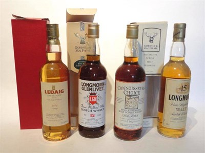 Lot 1364 - Longmorn 1962 Connoisseurs Choice, map label, distilled in 1962, Gordon & Macphail, 75cl, 40%, with