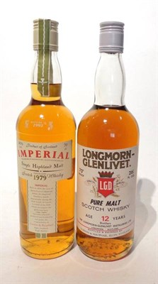 Lot 1365 - Longmorn Glenlivet circa 1970's, whit label and clear glass bottle, bottled and shipped by Gordon &