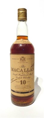 Lot 1367 - The Macallan 10 Year Old 100° Proof, matured in sherry wood, 57%, 75cl U: into neck, slightly...