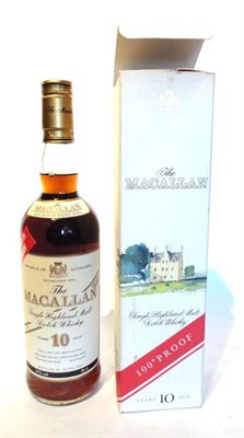 Lot 1368 - The Macallan 10 Year Old 100° Proof, matured in sherry wood, 57%, 75cl, in original carton