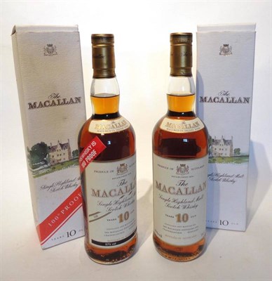 Lot 1369 - The Macallan 10 Year Old 100° Proof, matured in sherry wood, 57%, 75cl, in original carton;...