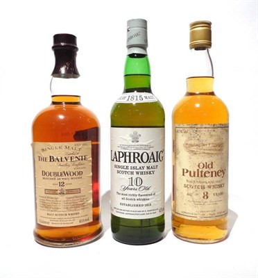 Lot 1394 - Old Pulteney 8 Year Old, Rare Highland Malt Scotch Whisky, Gordon & Macphail, old style cream...