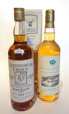 Lot 1396 - Port Ellen 1974 Connoisseurs Choice, map label, distilled in 1974 and bottled in 1991 by Gordon...