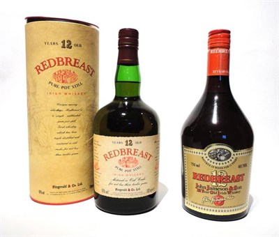 Lot 1399 - Redbreast  12 Year Old, John Jameson & Son, 750ml, 40%; Redbreast 12 Year Old, Fitzgerald & Co Ltd