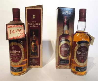 Lot 1410 - The Singleton 1975 Unblended, circa late 1980's, Ruchill & Ross Limited, 75cl, 40%, with...