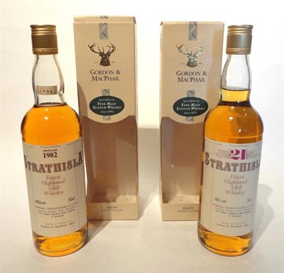 Lot 1417 - Strathisla 21 Year Old, bonded and bottled by Gordon & Macphail, 70cl, 40%, with original...