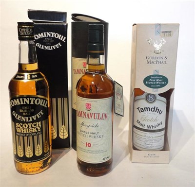 Lot 1419 - Tamdhu Glenlivet 8 Year Old, distilled by The Highland Distilleries Ltd, bottled by Gordon &...