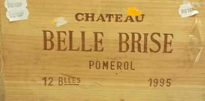 Lot 1001 - Chateau Belle-Brise 1995, Pomerol (x8), owc (eight bottles)