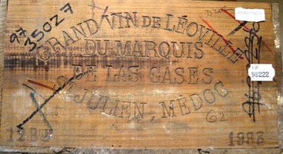 Lot 1007 - Chateau Leoville Les Cases 1983, St Julien (x10), owc (ten bottles) U: soiled labels