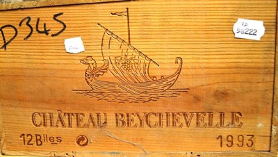 Lot 1013 - Chateau Beychevelle 1993, St Julien, owc (twelve bottles)