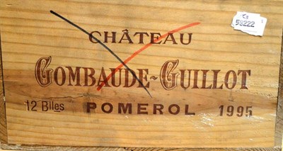 Lot 1014 - Chateau Gombaude-Guillot 1995, Pomerol (x9), owc (nine bottles)