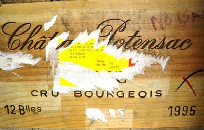 Lot 1015 - Chateau Potensac 1995, Medoc, owc (twelve bottles)
