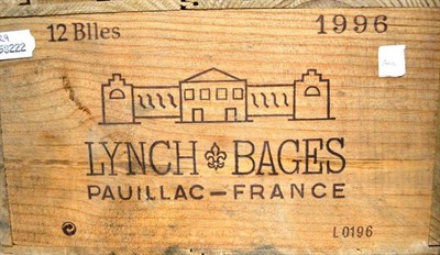 Lot 1019 - Chateau Lynch Bages 1996, Pauillac, owc (twelve bottles)