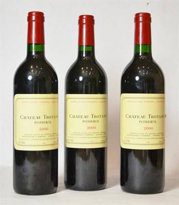 Lot 1027 - Chateau Trotanoy 2000, Pomerol (x3) (three bottles) U: all high fill or into neck