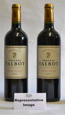 Lot 1032 - Chateau Talbot 2005, St Julien (x6) (six bottles) U: all high fill