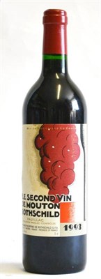 Lot 1048 - Le Second Vin de Mouton Rothschild 1993, Pauillac U: high fill
