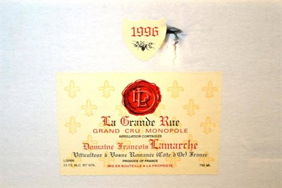 Lot 1056 - La Grande Rue Grand Cru Monopole 1996, Domaine Francois Lamarche, oc (twelve bottles)
