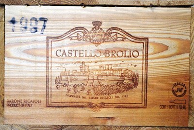 Lot 1064 - Barone Ricasoli Castello di Brolio 1997, Cianti Classico (x4), owc (four bottles)