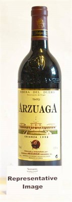 Lot 1065 - Bodegas Arzuaga Navarro 'Arzuaga' Crianza 1998, Ribera del Duero (x4) (four bottles)