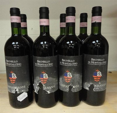 Lot 1072 - San Felice Brunello Montalcino Campo Giovanni 1993, Tuscany (x8) (eight bottles) U: soiled and torn