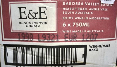 Lot 1100 - E & E Black Pepper Shiraz 1998, Barossa Valley, half case, owc (six bottles)