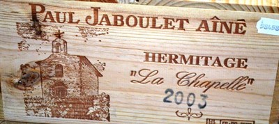 Lot 1110 - Hermitage La Chapelle 2003, Paul Jaboulet Aine, oc (twelve bottles)