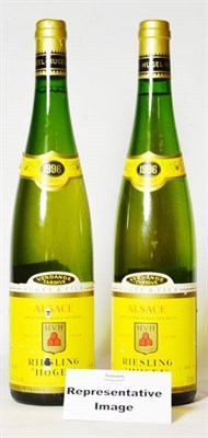 Lot 1113 - Hugel & Fils Riesling 1996, Alsace (x4) (four bottles)