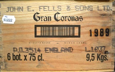 Lot 1118 - Miguel Torres Gran Coronas Cabernet Sauvignon Reserva 1989, Penedes, half case, owc (twelve...