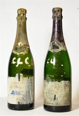 Lot 1128 - Veuve Clicquot 1964, vintage champagne; Heidseck Gold Top 1964, vintage champagne U: both 1cm...