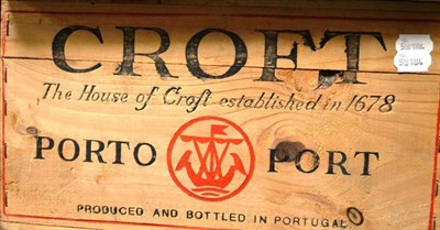 Lot 1139 - Croft 1980, vintage port, owc (twelve bottles)