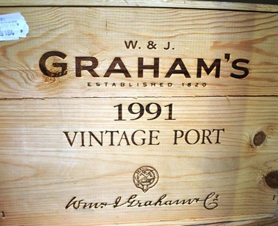 Lot 1154 - Graham 1991, vintage port, owc (twelve bottles)