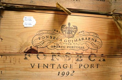 Lot 1156 - Fonseaca 1992, vintage port, owc (twelve bottles)