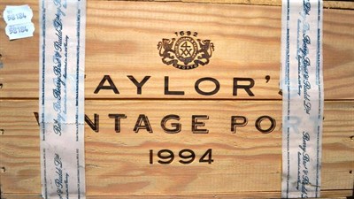 Lot 1158 - Taylor 1994, vintage port, owc (twelve bottles)