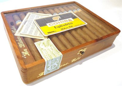 Lot 1193 - Cohiba Esplendidos, box of 25, currently stored in a humidor with approximately 70% relative...