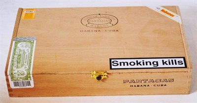 Lot 1225 - Partagas Serie P No.2, box of 25, box seal opened, MGA NOV 10, currently stored in a humidor...