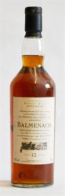 Lot 1244 - Balmenach 12 Year Old, Flora and Fauna, 70cl, 43%