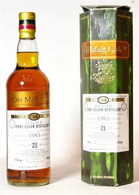 Lot 1269 - Port Ellen 1983 21 Year Old, Old Malt Cask, distilled 1983 bottled 2004, from a single cask...