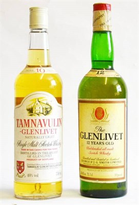 Lot 1271 - Tamnavulin Glenlivet 10 Year Old, late 1980's old style label with red text, 750ml, 40%; The...