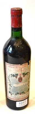 Lot 1017 - Chateau Ducru-Beaucaillou 1957, St Julien U: top shoulder, Barton & Cie label, some nicks