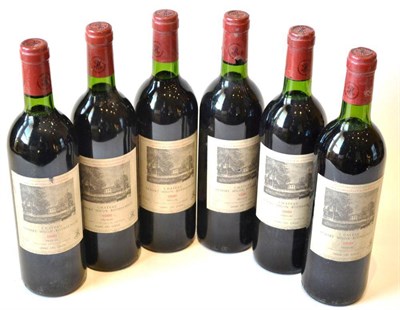 Lot 1023 - Chateau Duhart-Milon 1981, Pauillac (x6) (six bottles) U: top shoulder or into neck, some nicks...