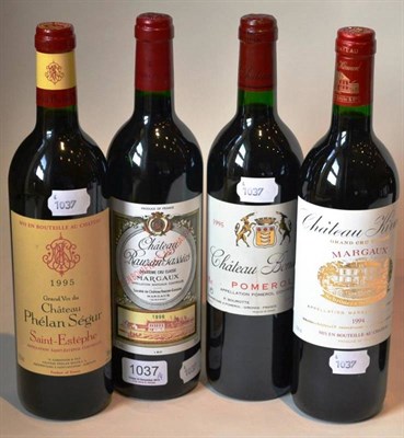 Lot 1037 - Chateau Kirwan 1994, Margaux; Chateau Bonalgue 1995, Pomerol; ChateauPhelan-Segur 1995, St-Estephe