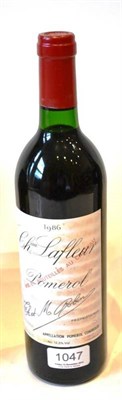 Lot 1047 - Chateau Laflleur 1986, Pomerol U: into neck