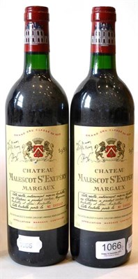 Lot 1066 - Chateau Malescot-St-Exupery 1995, Margaux U: into neck