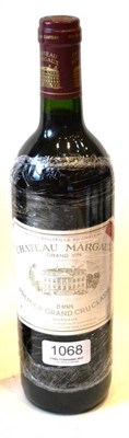 Lot 1068 - Chateau Margaux 1988, Margaux  U: into neck, sticker to top right of a very crisp label