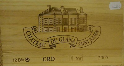 Lot 1092 - Chateau du Glana 2005, St Julien, owc (twelve bottles)