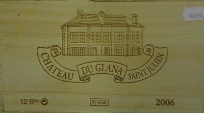 Lot 1093 - Chateau du Glana 2006, St Julien, owc (twelve bottles)