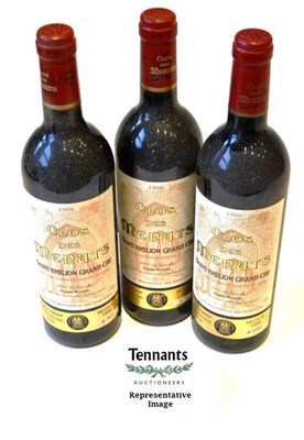 Lot 1094 - Clos des Menuts 1998, St Emilion (x10) (ten bottles) U: into neck