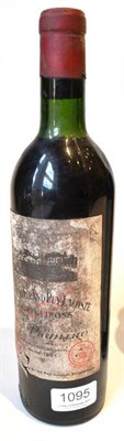 Lot 1095 - Grand Puy Lacoste 1961, Pauillac U:upper/top shoulder, poor label