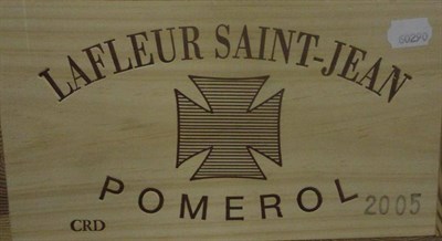 Lot 1096 - La Fleur Saint-Jean 2005, Pomerol, owc (twelve bottles)